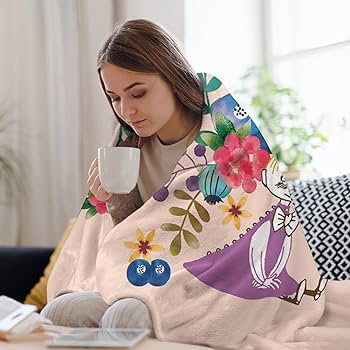 布団・毛布 m.m-ren- Amazon｜ブランケット ムーミン ミムラねえさん 毛布 シングル